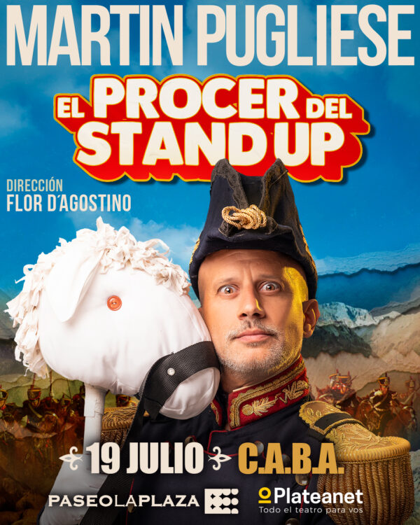 Pugliese en el Paseo La Plaza Sábado 19 de julio 21:30hs Sala Konzert Paseo La Plaza - Av.  Corrientes 1660 CABA