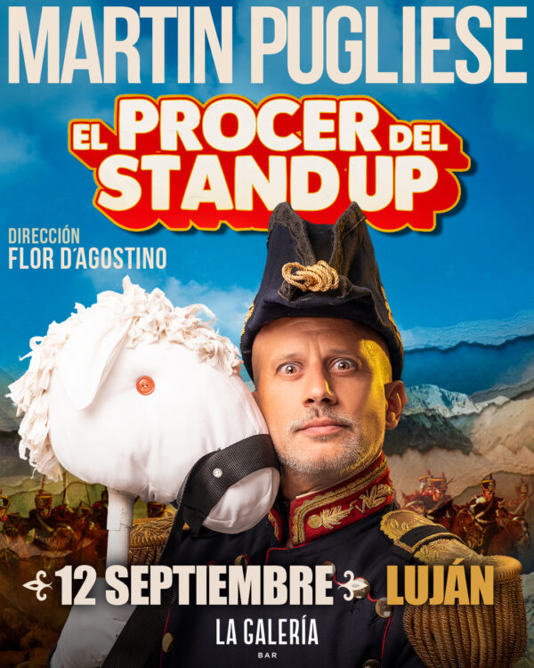 Martín Pugliese en Luján. Viernes 12/9 21:00hs. La Galería Bar. San Martín 648 - Luján.