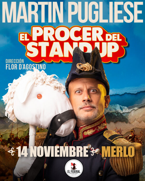 Martín Pugliese en Merlo. Viernes 14/11 21:30hs. El Federal. Padre Espinal 876, Merlo.