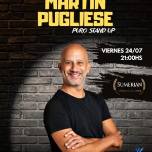 Martín Pugliese en Grand Bourg. Viernes 24 de Julio 21:00 hs. Sumerian. F. Beiró 1923. Grand Bourg ¡¡10%0FF!!